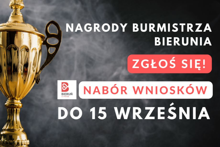 Nagrody i wyróżnienia Burmistrza. Trwa nabór! (slajd 2)